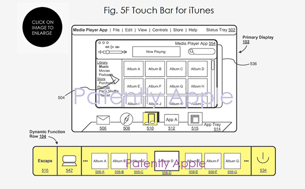 苹果获得 Touch Bar 专利 可支持 Mac Pro 和 iMac